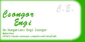 csongor engi business card